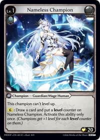 Nameless Champion (Guardian/Mage) - .asphodel/paradise Draft Pack - Grand Archive TCG card