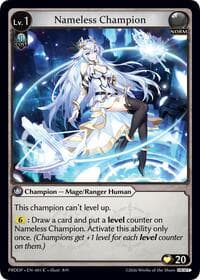 Nameless Champion (Mage/Ranger) - .asphodel/paradise Draft Pack - Grand Archive TCG card