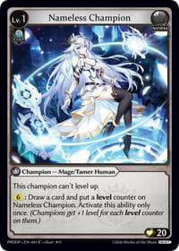 Nameless Champion (Mage/Tamer) - .asphodel/paradise Draft Pack - Grand Archive TCG card