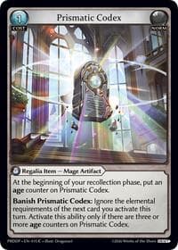 Prismatic Codex - .asphodel/paradise Draft Pack - Grand Archive TCG card
