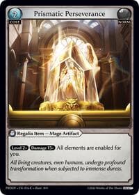 Prismatic Perseverance - .asphodel/paradise Draft Pack - Grand Archive TCG card