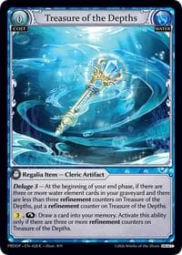 Treasure of the Depths - .asphodel/paradise Draft Pack - Grand Archive TCG card