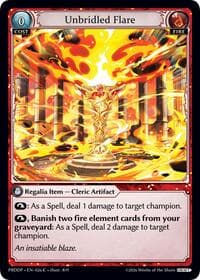 Unbridled Flare - .asphodel/paradise Draft Pack - Grand Archive TCG card