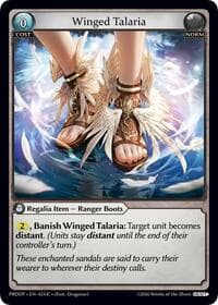 Winged Talaria - .asphodel/paradise Draft Pack - Grand Archive TCG card