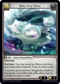 Baby Gray Slime - .asphodel/paradise Event Pack - Grand Archive TCG card