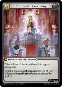 Coronation Ceremony - .asphodel/paradise Event Pack - Grand Archive TCG card