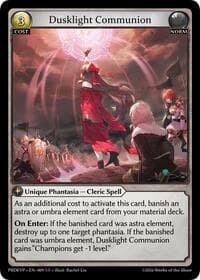 Dusklight Communion - .asphodel/paradise Event Pack - Grand Archive TCG card