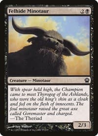 Felhide Minotaur - Theros - Magic: The Gathering card