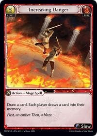 Increasing Danger - .asphodel/paradise Event Pack - Grand Archive TCG card