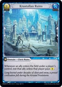 Krustallan Ruins - .asphodel/paradise Event Pack - Grand Archive TCG card