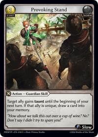 Provoking Stand - .asphodel/paradise Event Pack - Grand Archive TCG card