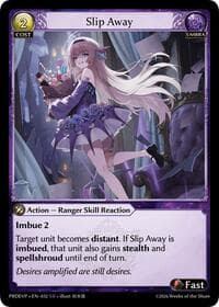 Slip Away - .asphodel/paradise Event Pack - Grand Archive TCG card