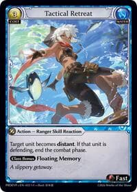 Tactical Retreat - .asphodel/paradise Event Pack - Grand Archive TCG card