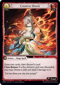 Creative Shock - .asphodel/paradise Grimoire - Grand Archive TCG card