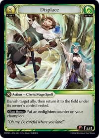 Displace - .asphodel/paradise Grimoire - Grand Archive TCG card