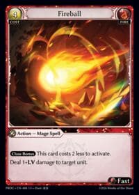 Fireball - .asphodel/paradise Grimoire - Grand Archive TCG card