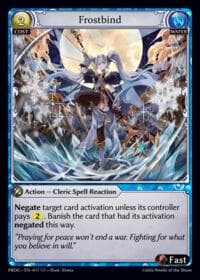 Frostbind - .asphodel/paradise Grimoire - Grand Archive TCG card