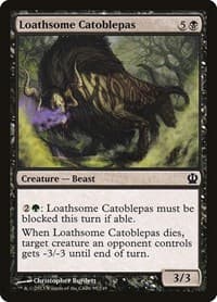 Loathsome Catoblepas - Theros - Magic: The Gathering card