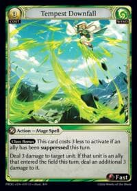 Tempest Downfall - .asphodel/paradise Grimoire - Grand Archive TCG card