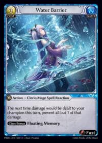 Water Barrier - .asphodel/paradise Grimoire - Grand Archive TCG card