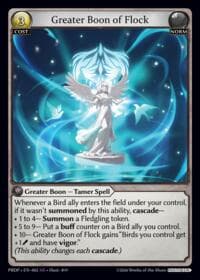 Greater Boon of Flock - .asphodel/paradise: Pantheon - Grand Archive TCG card