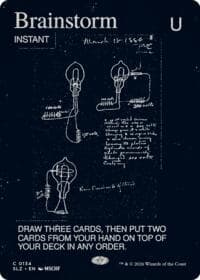 Brainstorm (0134) - Secret Lair x MSCHF: The Zeta Set - Magic: The Gathering card