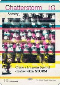 Chatterstorm (0314) - Secret Lair x MSCHF: The Zeta Set - Magic: The Gathering card
