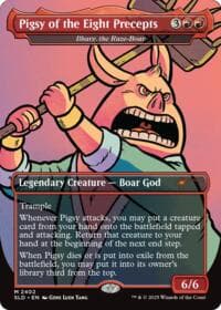 Pigsy of the Eight Precepts - Ilharg, the Raze-Boar - Secret Lair Drop Series - Magic: The Gathering card