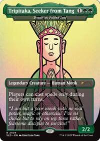 Tripitaka, Seeker from Tang - Dosan the Falling Leaf - Secret Lair Drop Series - Magic: The Gathering card