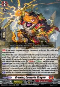 Brawler, Compete Dragon - DZ-BT15: Strike of Illusionary Shadows - Cardfight Vanguard card