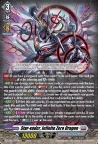 Star-vader, Infinite Zero Dragon - DZ-BT15: Strike of Illusionary Shadows - Cardfight Vanguard card