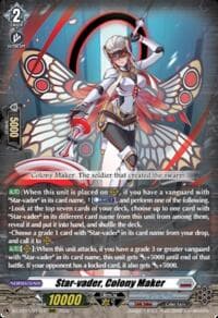 Star-vader, Colony Maker - DZ-BT15: Strike of Illusionary Shadows - Cardfight Vanguard card