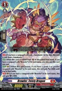 Brawler, Feisty Dragon - DZ-BT15: Strike of Illusionary Shadows - Cardfight Vanguard card
