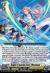 Knight of Soaring Force, Wiermund - DZ-BT15: Strike of Illusionary Shadows - Cardfight Vanguard card