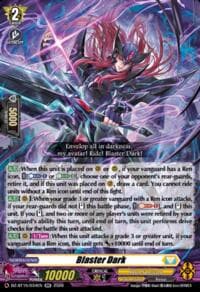 Blaster Dark - DZ-BT15: Strike of Illusionary Shadows - Cardfight Vanguard card