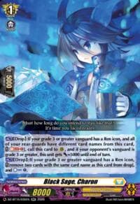 Black Sage, Charon - DZ-BT15: Strike of Illusionary Shadows - Cardfight Vanguard card
