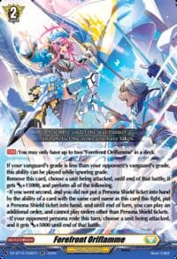Forefront Oriflamme - DZ-BT15: Strike of Illusionary Shadows - Cardfight Vanguard card