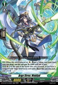 Argo Siren, Nioklyd - DZ-BT15: Strike of Illusionary Shadows - Cardfight Vanguard card
