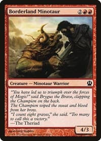 Borderland Minotaur - Theros - Magic: The Gathering card