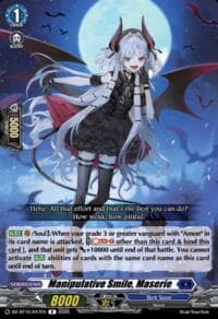 Manipulative Smile, Maserie - DZ-BT15: Strike of Illusionary Shadows - Cardfight Vanguard card