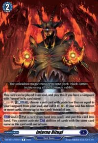 Inferno Ritual - DZ-BT15: Strike of Illusionary Shadows - Cardfight Vanguard card