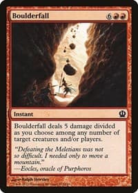 Boulderfall - Theros - Magic: The Gathering card