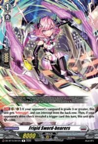 Frigid Sword-bearers - DZ-BT15: Strike of Illusionary Shadows - Cardfight Vanguard card