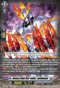 Demon Claw Star-vader, Lanthanum - DZ-BT15: Strike of Illusionary Shadows - Cardfight Vanguard card