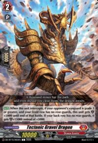 Tectonic Gravel Dragon - DZ-BT15: Strike of Illusionary Shadows - Cardfight Vanguard card