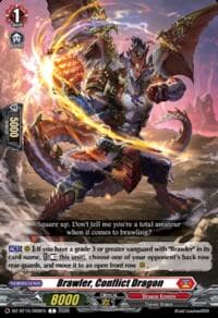 Brawler, Conflict Dragon - DZ-BT15: Strike of Illusionary Shadows - Cardfight Vanguard card