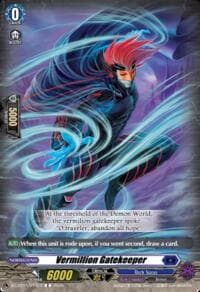 Vermillion Gatekeeper - DZ-BT15: Strike of Illusionary Shadows - Cardfight Vanguard card