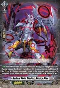 Hollow Twin Blades, Binary Star - DZ-BT15: Strike of Illusionary Shadows - Cardfight Vanguard card