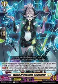 Witch of Nostrum, Arianrhod - DZ-BT15: Strike of Illusionary Shadows - Cardfight Vanguard card