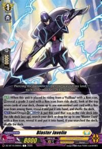 Blaster Javelin - DZ-BT15: Strike of Illusionary Shadows - Cardfight Vanguard card